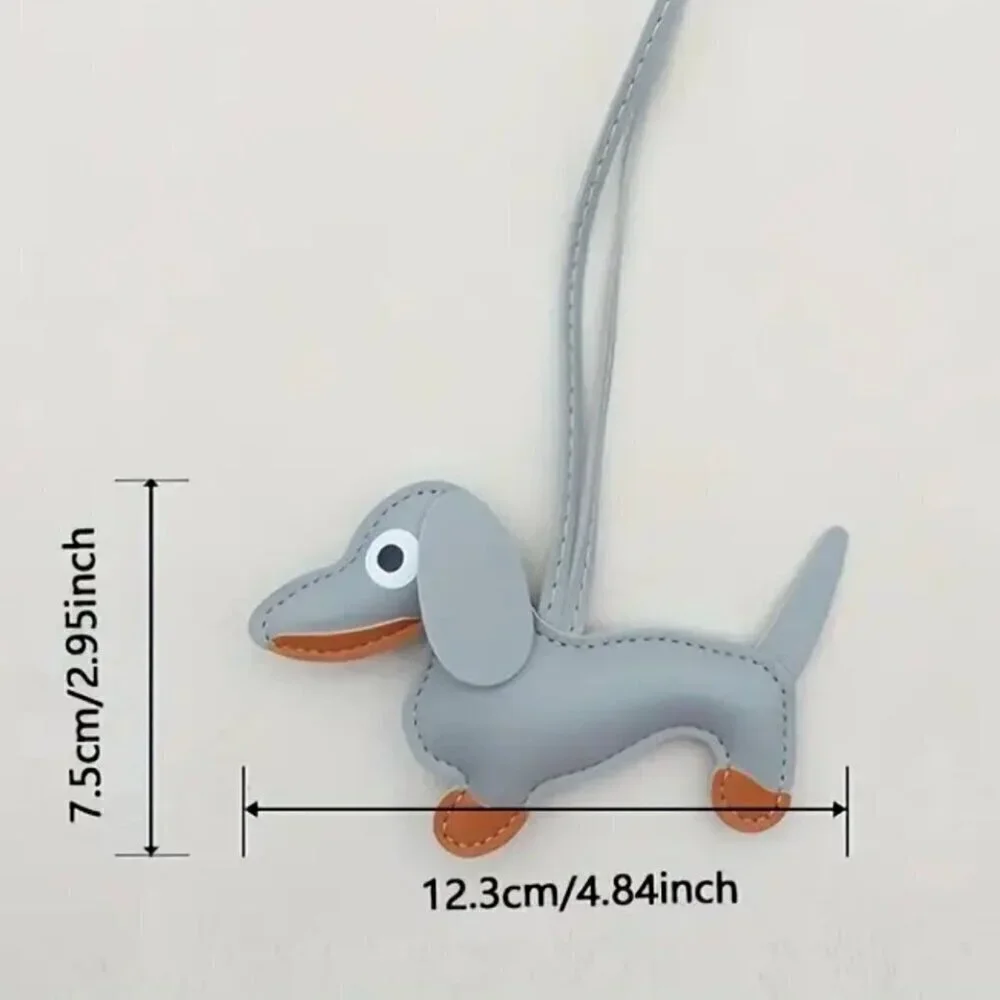 Puffy Large Dachshund Dog Purse and Bag Accessory or Keychain (2025 style) - Picture 7 of 13